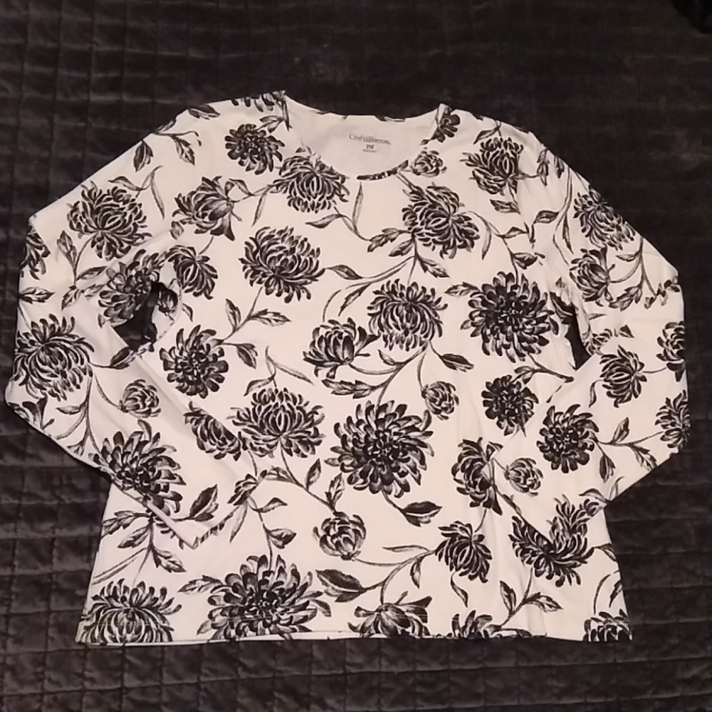 Croft & Barrow floral top